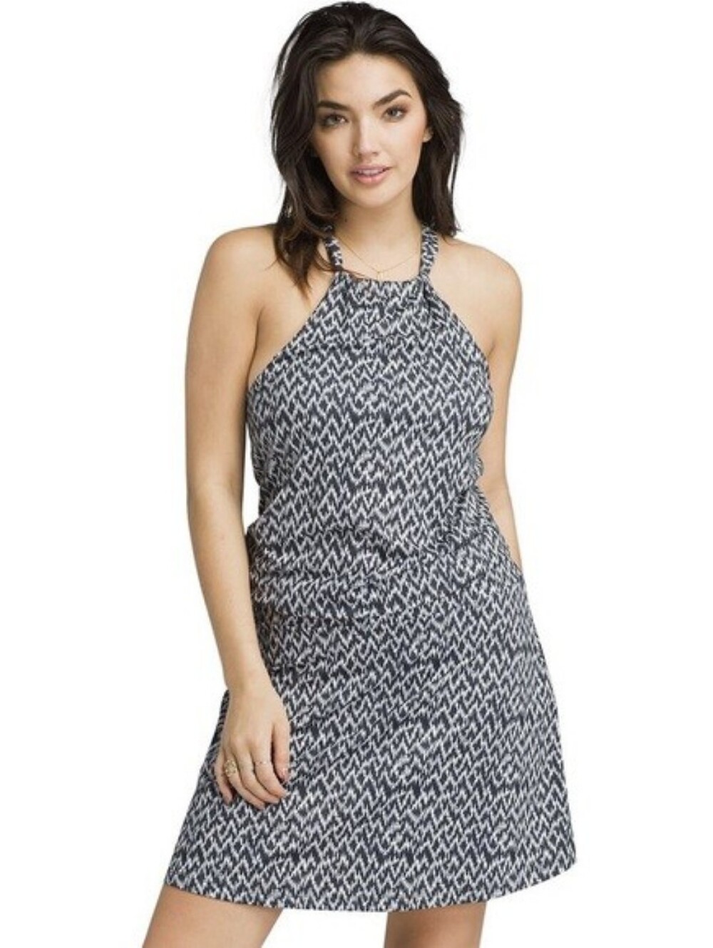 Prana Montezuma Halter Drop Waist Athletic Dress S Padded Bra Top Outdoors